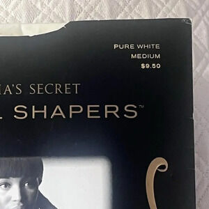 Victoria Secret Sensual Shapers Tummy Hip &Thigh Contro Pure White Medium Silky‎